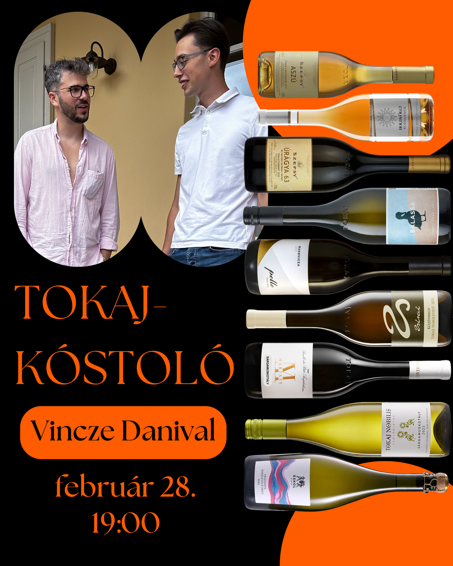 Három tokaji szőlőfajta kóstolója - Február 28.